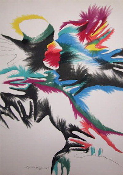 pajaro blanco pajaro negro