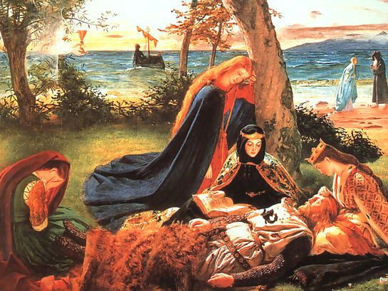 The-Death-Of-King-Arthur,-1800s