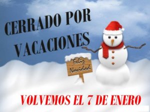 cerrado navidad