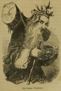 El viejo Papá Noel, ilustración de un libro estadounidense del año 1855